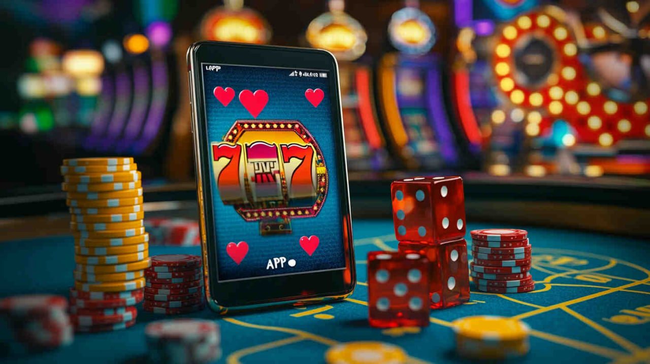 Slotst APP ကို မိုဘိုင်းဖုန်းတွင် ဒေါင်းလုဒ်ဆွဲပြီး ကစားနေသော မြင်ကွင်း